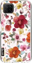 Casetastic Huawei P40 Lite Hoesje - Softcover Hoesje met Design - Flowers Multi Print