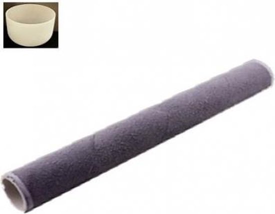 Kristallen klankschalen aanstrijkstok - 23 - Kunststof - Suede - S van Spiru — afbeelding 2