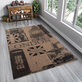 Tapiso Floorlux Vloerkleed Binnenkleed Keuken Tapijt Maat– 80x150