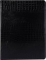 Shop4 - iPad Pro 12.9 (2020) Hoes - Book Cover Krokodil Zwart