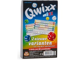 White Goblin Games - Qwixx Mixx - Dobbelspel - 2 tot 5 spelers - Strategisch spel - Extra scoreblokk