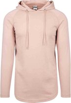Urban Classics Hoodie/trui -L- Long Shaped Terry Roze