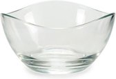 Vivalto Schaaltjesset voor Tapas/hapjes/dessert - 6 stuks- golvend - 46cl  12 X 6 Cm Glas Transparant