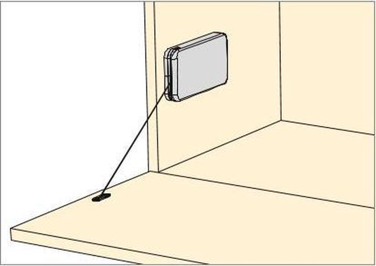 Emuca Mechanisme voor vouwdeuren Miniwinch met afdekkap, 10 kg, Staal en kunststof, Grijs.
