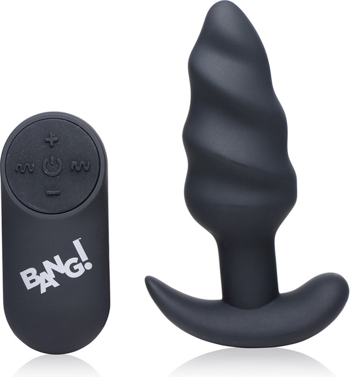 Goedkoopste Bang! Swirl Vibrerende Anaal Plug Met Afstandsbediening