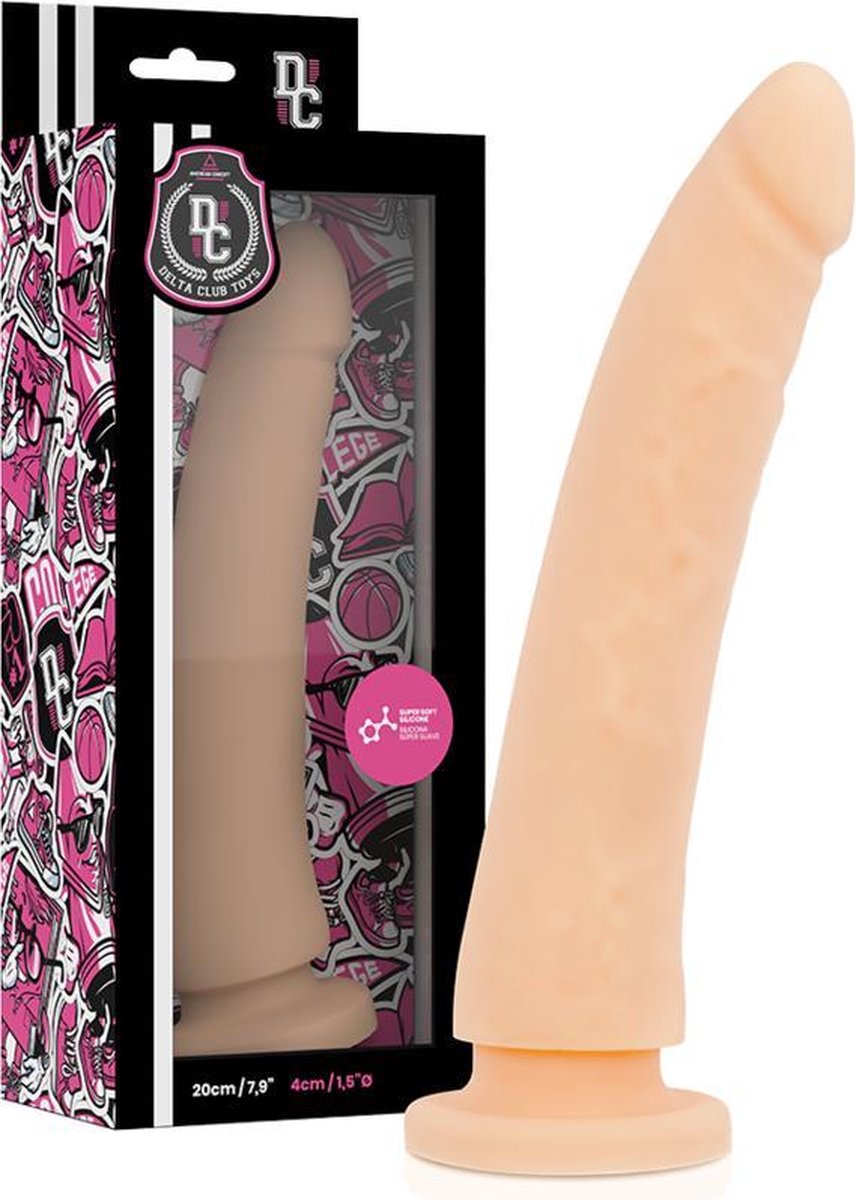 Goedkoopste DELTACLUB | Delta Club Toys Dong Flesh Silicone 20 X 4cm