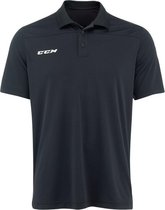 CCM team polo  Volwassenen - XXL - Zwart