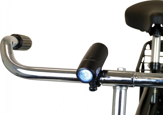 Dresco Koplamp fiets - Fietsverlichting- Sport - 1 LED - Zwart — afbeelding 5
