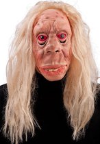 Carnival Toys Hoofdmasker Oude Blonde Heks Latex Naturel/roze