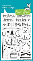 Love You S'more Clear Stamps (LF671)
