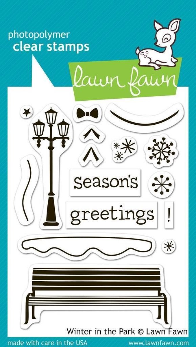 Winter in the Park Clear Stamps (LF570)