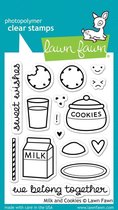 Milk and Cookies Clear Stamps (LF725)