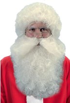 Carnival Toys Baard Kerstman 40 Cm Synthetisch Wit