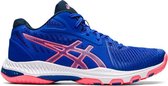 ASICS Netburner Ballistic MT2 Dames - Sportschoenen - Volleybal - Indoor - blauw/roze