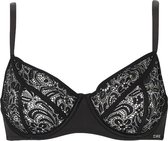 Sapph Palermo Unpadded Bra Dames Zwart-85D