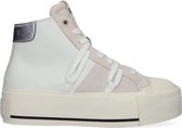 Diesel Astico S-astico Dsl My Wedge Hoge sneakers - Leren Sneaker - Dames - Wit - Maat 40