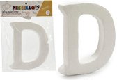 Brief D polyestyreen - Decoratieve letters en cijfers