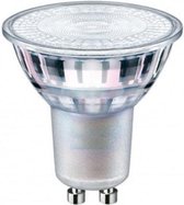LED Line - LED spot GU10 - 5W vervangt 50W - 2700K warm wit licht - Glazen behuizing