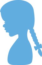 Marianne Design Creatable Mal Silhouette girl with braids LR0350