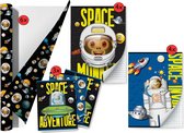 Emoij - Space Monkey - Back to School Schoolpakket - Kaftpapier Voor Schoolboeken En Schriften