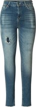 YESTA Anna Essential Broek - Mid Blue Denim - maat 2(50)