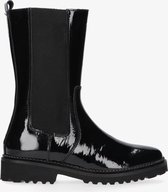 Tango | Bee 521-d black patent leather high chelsea boot - black sole | Maat: 42