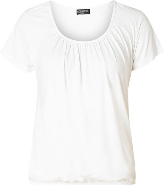 BASE LEVEL Yona Jersey Shirt - White - maat 38