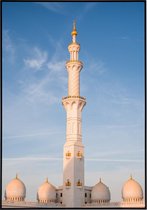 Poster van de grote moskee Sjeik Zayed - 20x30 cm