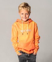 SEA'SONS - Hoodie Jongens/Meisjes - Kleurveranderend - Tie-Dye - Oranje/Geel - Maat 134