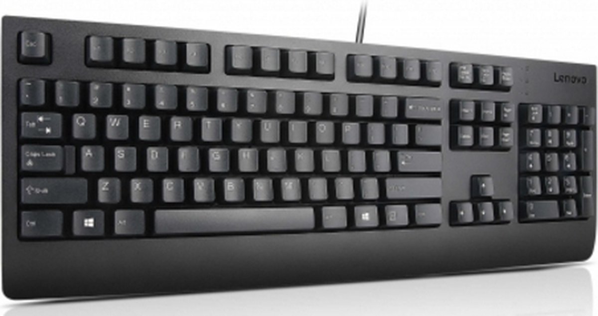 Lenovo 4X30M86893 toetsenbord USB QWERTZ Duits Zwart