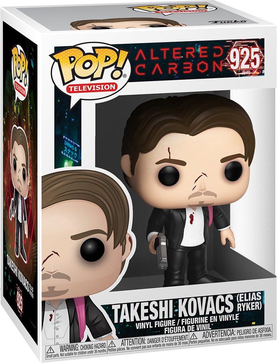 Funko Pop! Tv: Altered Carbon - Takeshi Kovacs (ryker) 9 Cm