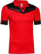 Patrick Power Shirt Korte Mouw Kinderen - Rood / Zwart | Maat: 9/10