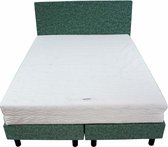 Bedworld Boxspring 200x210 - Stevig - Wol look - Groen (WL75)