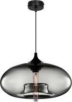 Moderne hanglamp met glazen kap