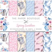 The Paper Boutique Deco Papier - Spring Sunshine - 8x8 inch - 36 stuks
