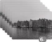 Set de table - Maisons du canal d'Amsterdam - 45x30 cm - 6 pièces