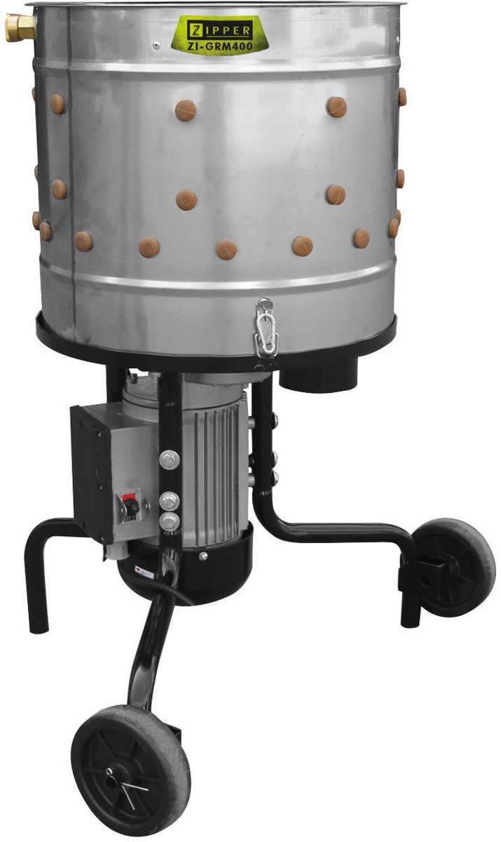 Zipper ZI-GRM400 - Pluimvee Plukmachine - 550W - 230V - 50Hz