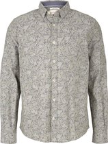 Tom Tailor Lange mouw Overhemd - 1026865 Olijf (Maat: XL)