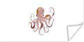 Poster Dieren - Octopus - Zee - Waterverf - 160x80 cm