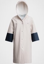 Stutterheim - Regenjas voor dames en heren - Tre Liljor - Beige/Marineblauw - maat M