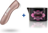 Satisfyer Pro 2 - Clitorisstimulator + Kamasutra Massagekaars - Passievrucht