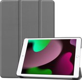 iPad 10.2 2021 Hoes Luxe Hoesje Book Case Hard Cover - iPad 10.2 2021 Hoesje Bookcase - Grijs
