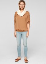 S.oliver blouse Lichtbruin-Xs