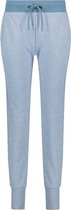 Cyell SOFT FOCUS lounge broek lang - blauw patroon - Maat 38 Blauw maat 38 (M)