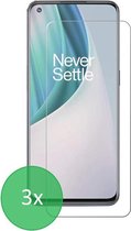 Geschikt Voor: OnePlus 9 Pro - 3x Screenprotector - screen protector - glas - bescherm - beschermglas
