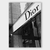 Poster Dior Store - Plexiglas - Meerdere Afmetingen & Prijzen | Wanddecoratie - Interieur - Art - Wonen - Schilderij - Kunst