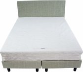 Bedworld Boxspring 140x210 - Medium - Waterafstotend fijn - Mint (MV70)