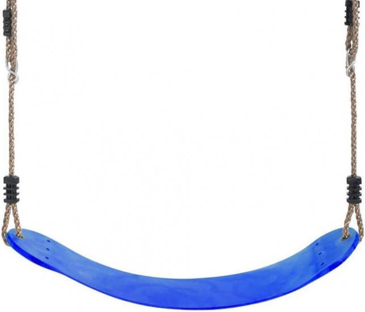 schommelzitje Flex kunststof 66 x 14 cm blauw