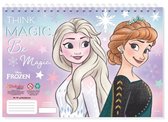 notitieboek Frozen 2 junior A4 papier lichtblauw