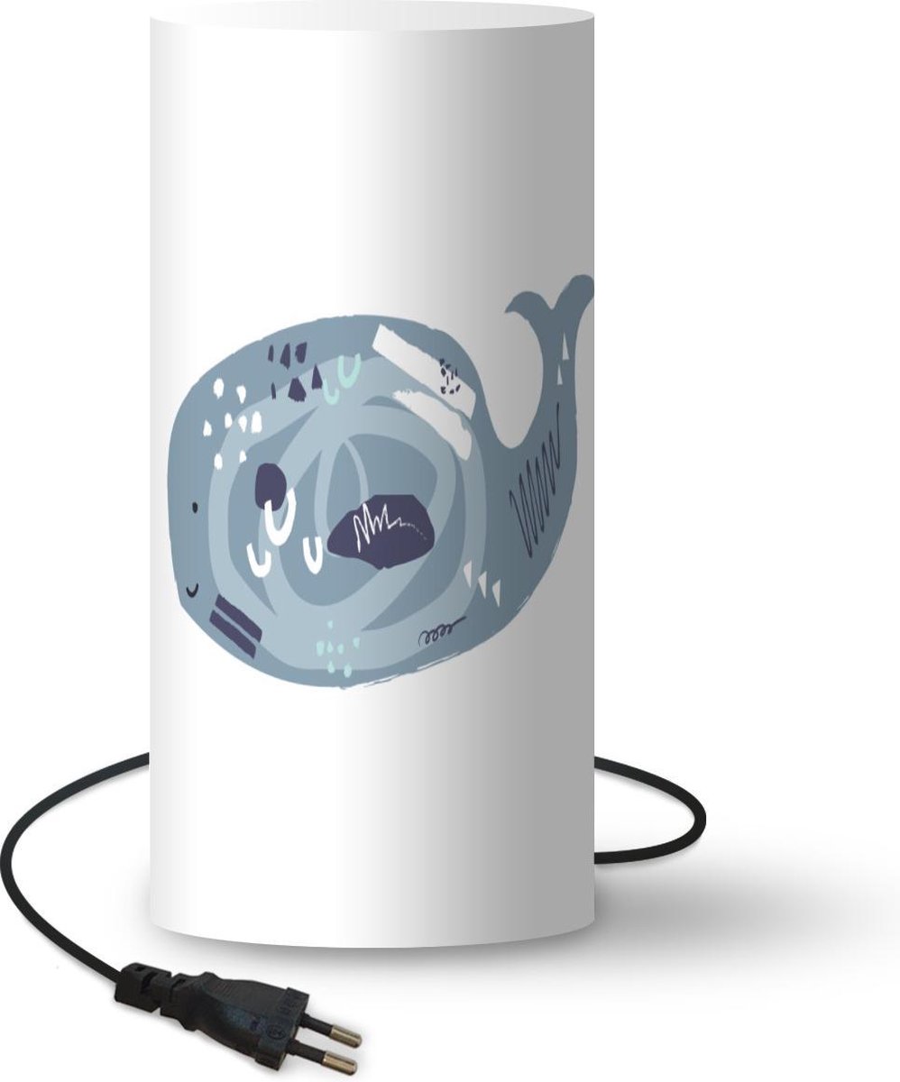Lamptiger Tafellamp - Walvis - Ø 25 Cm - E14 - Multicolor